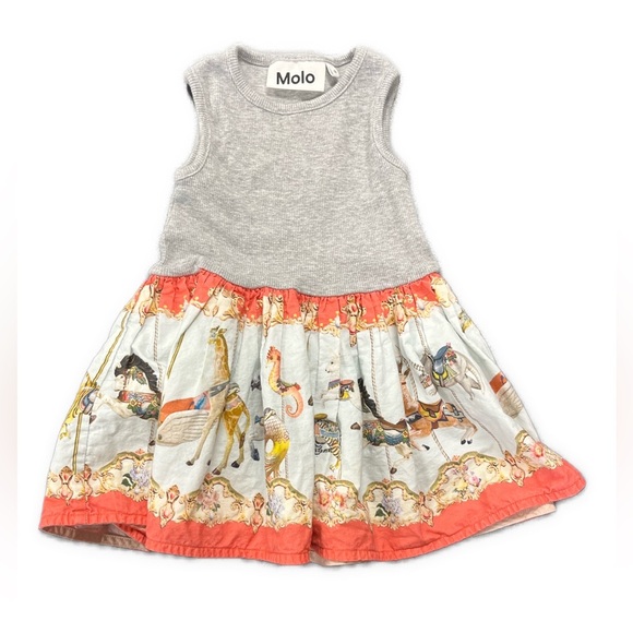Molo Cordelia Carousel Dress Sz 3-6 Month organic cotton - Picture 7 of 16